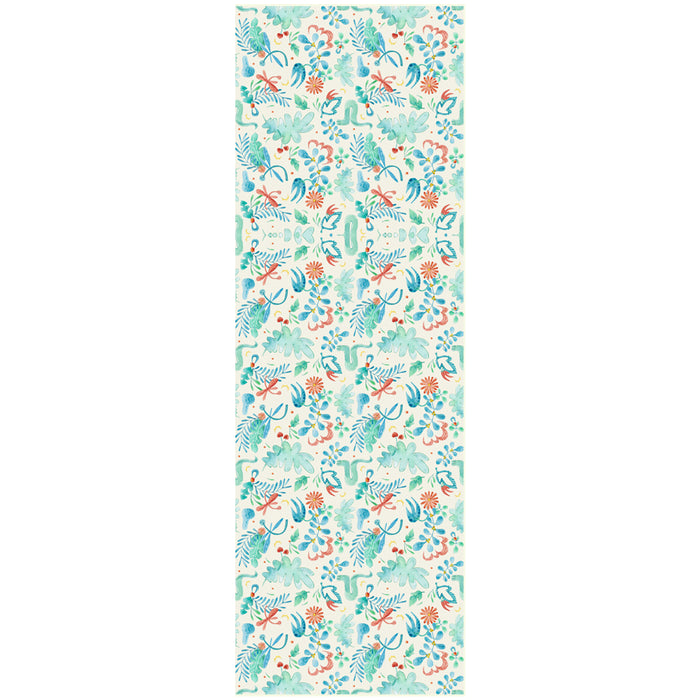 Airgugu Earth Garden Colliding Red Green Plant Rug