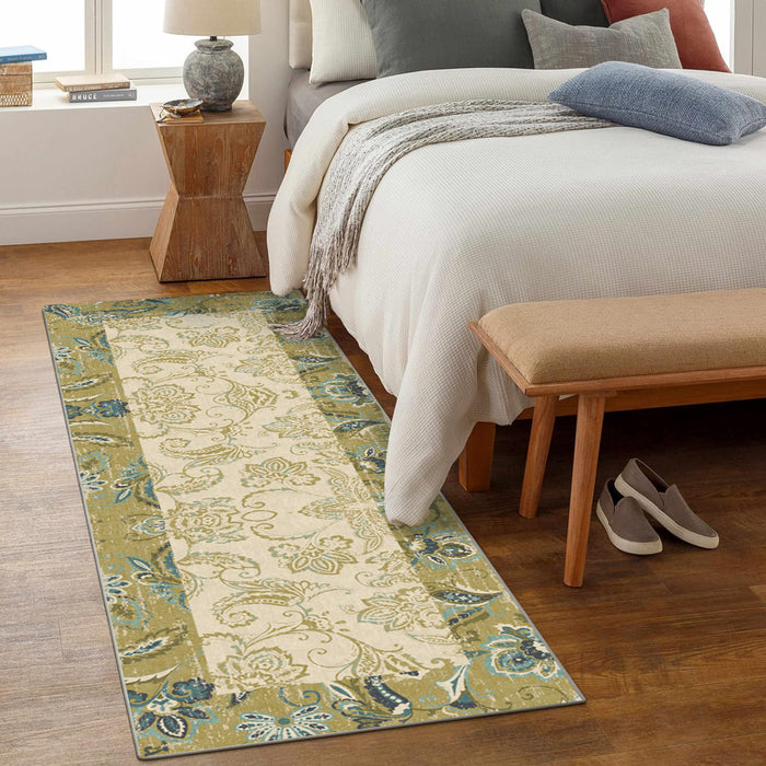Airgugu Earth Garden Art Oil Floral Rug