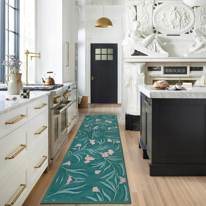 Airgugu Earth Garden Serene Pink Flower Rug
