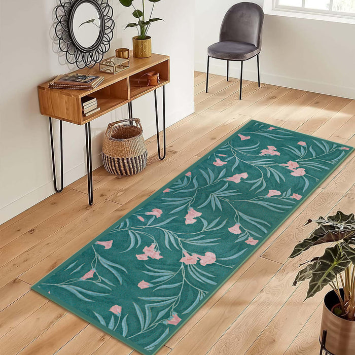 Airgugu Earth Garden Serene Pink Flower Rug
