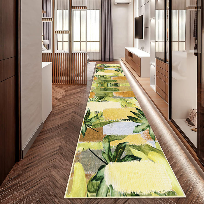 Airgugu Earth Garden Pastoral Chartreuse Rug