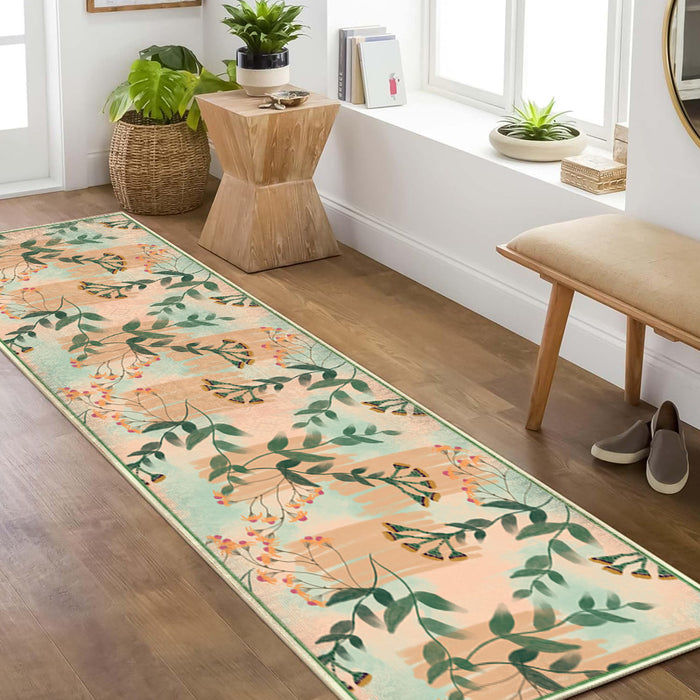 Airgugu Earth Garden Blooming Pastoral Wildflower Rug