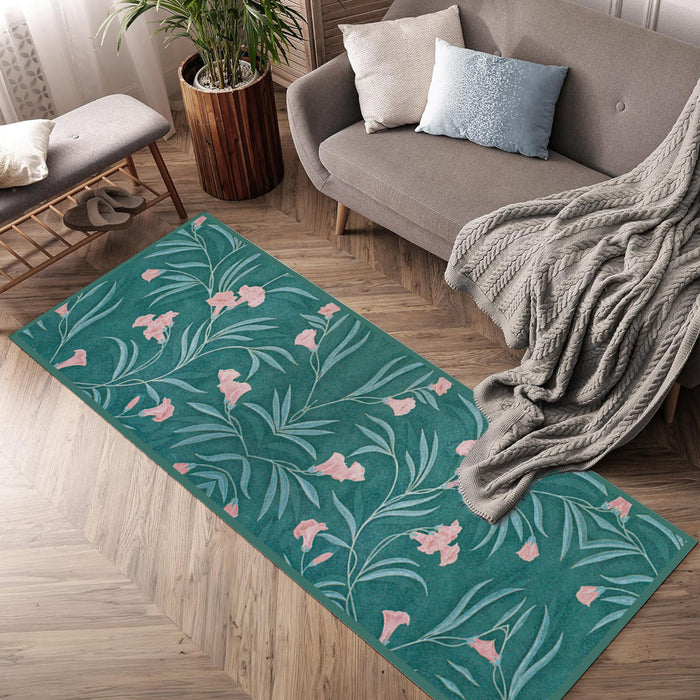 Airgugu Earth Garden Serene Pink Flower Rug