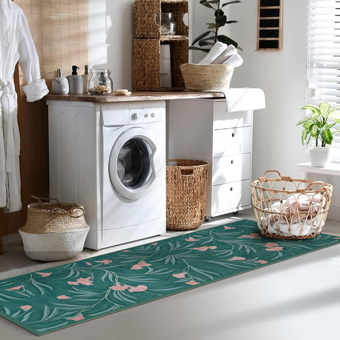 Airgugu Earth Garden Serene Pink Flower Rug