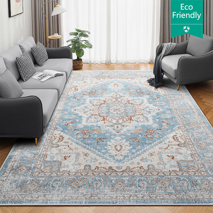Airgugu Heritage Classique Blue Gray Crystal Rug