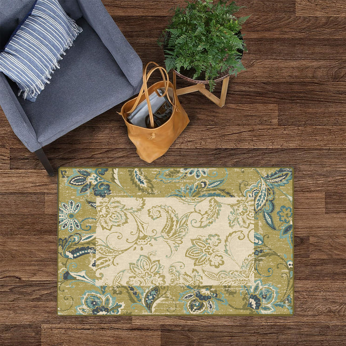 Airgugu Earth Garden Art Oil Floral Rug
