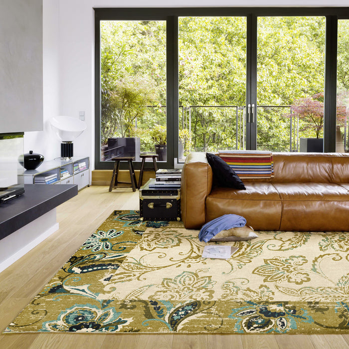 Airgugu Earth Garden Art Oil Floral Rug