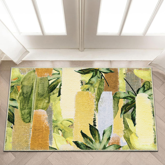 Airgugu Earth Garden Pastoral Chartreuse Rug