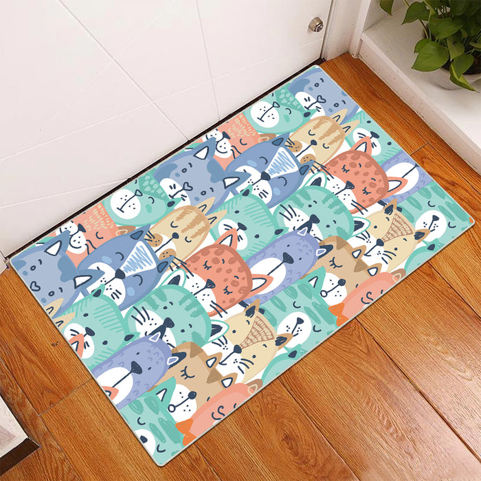 Airgugu KidSpace Delight Cartoon Cat Pattern Rug