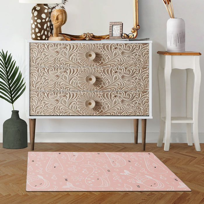 Airgugu KidSpace Delight Pink Whale Rug