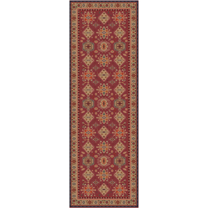 Airgugu Heritage Classique Burgundy Medallion Retro Rug