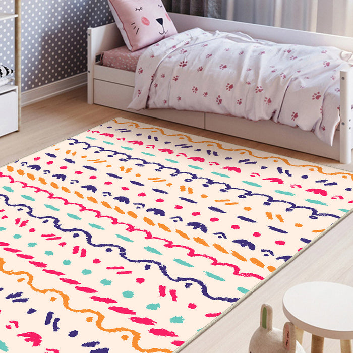 Airgugu KidSpace Delight Multicolored Graffiti Rug
