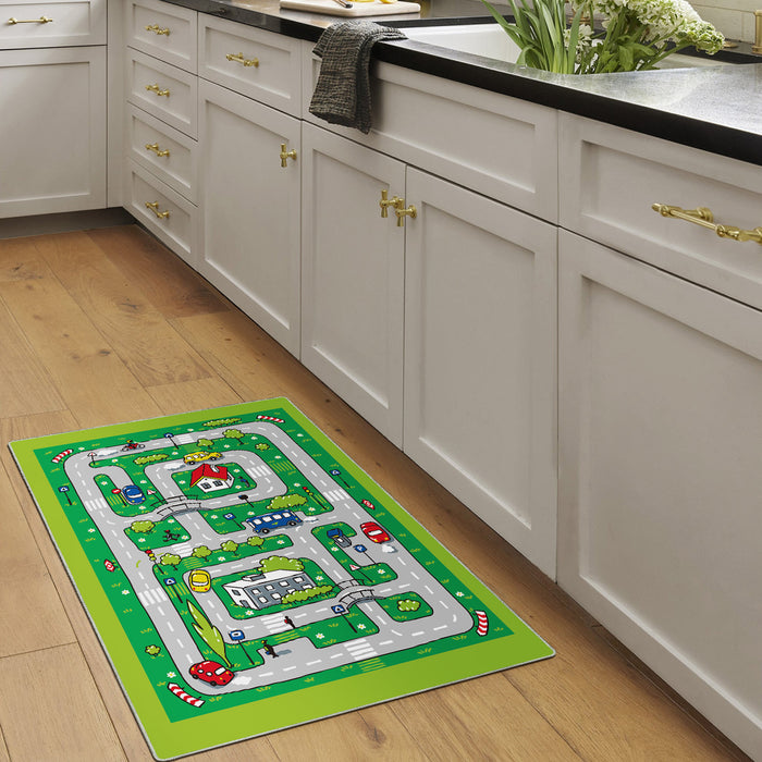 Airgugu KidSpace Delight City Roadmap Game Rug