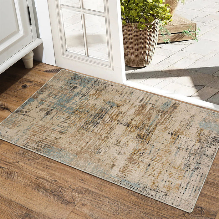Airgugu Modern Minimalist Ink-Blot World Rug