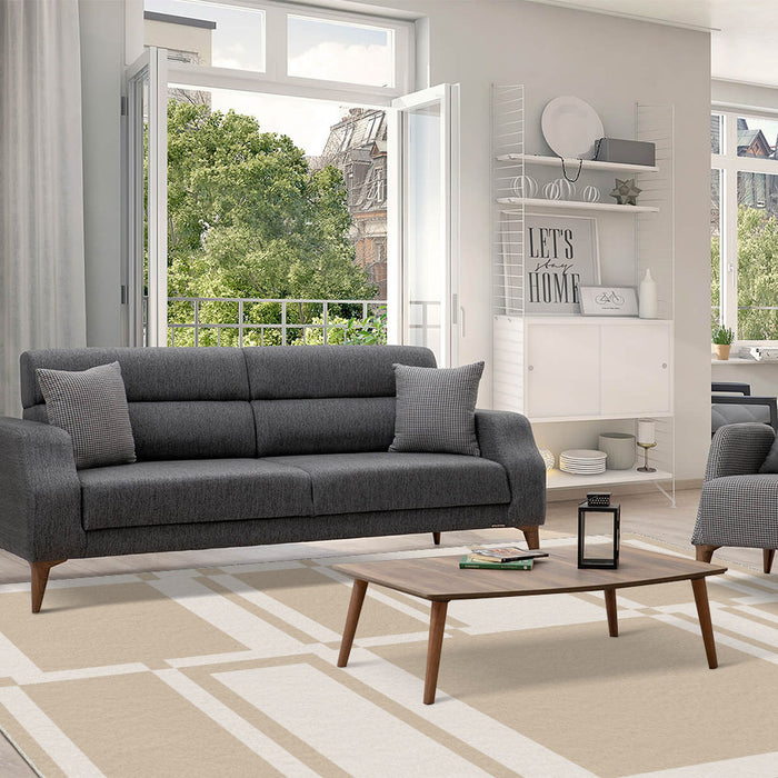 Airgugu Modern Minimalist check pattern Rug
