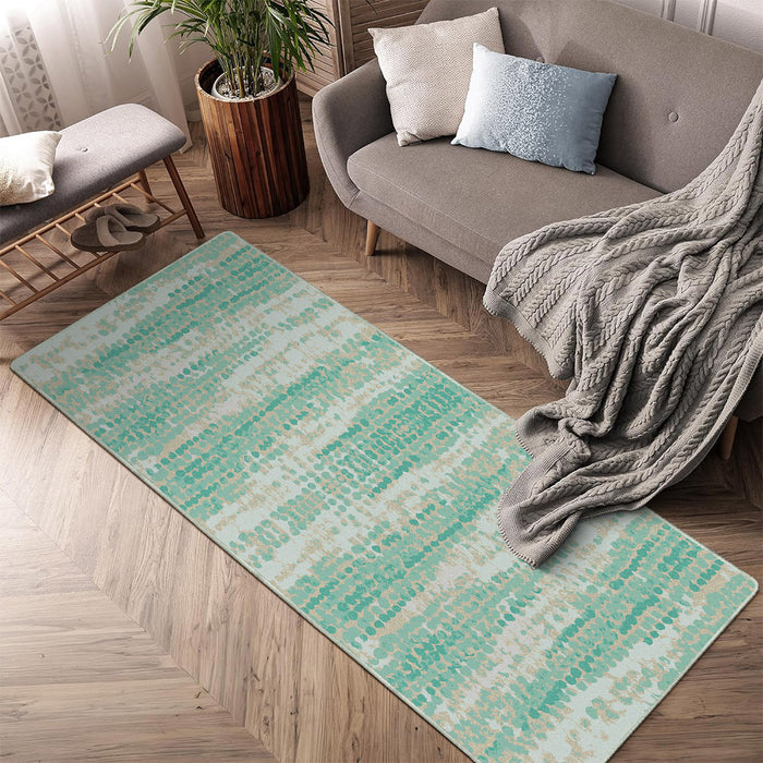 Airgugu Earth Garden Emerald Seaweed Green Rug