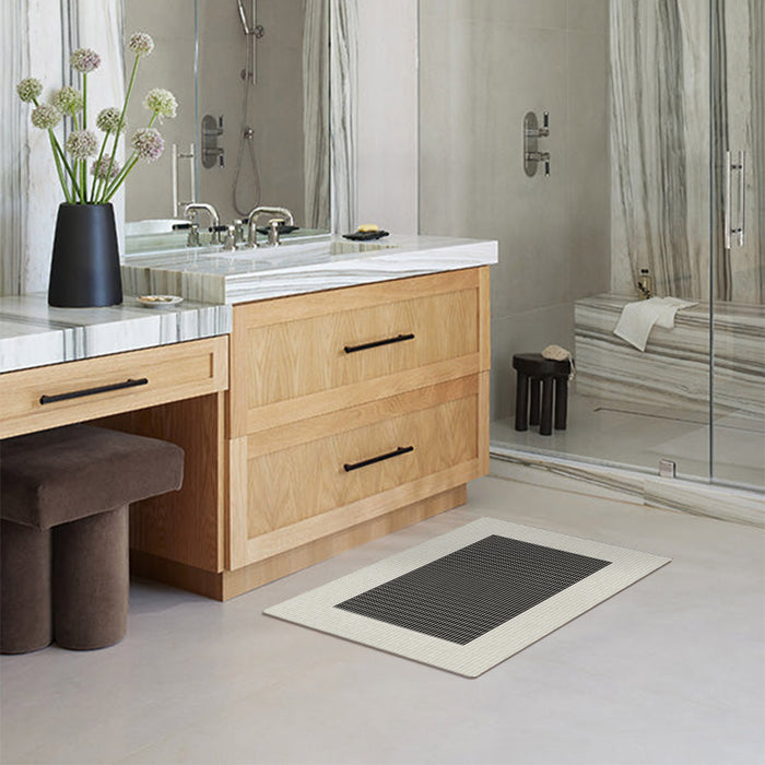 Airgugu Modern Minimalist black & white  Rug