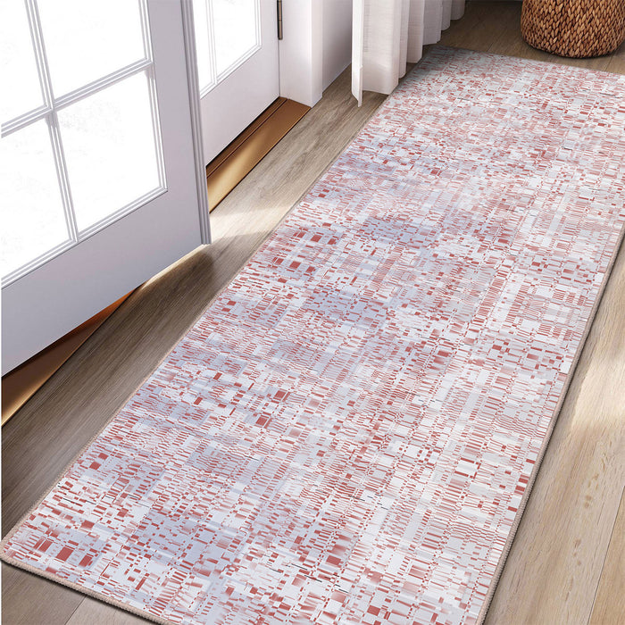 Airgugu Modern Minimalist Mysterious Red Dotted Rug