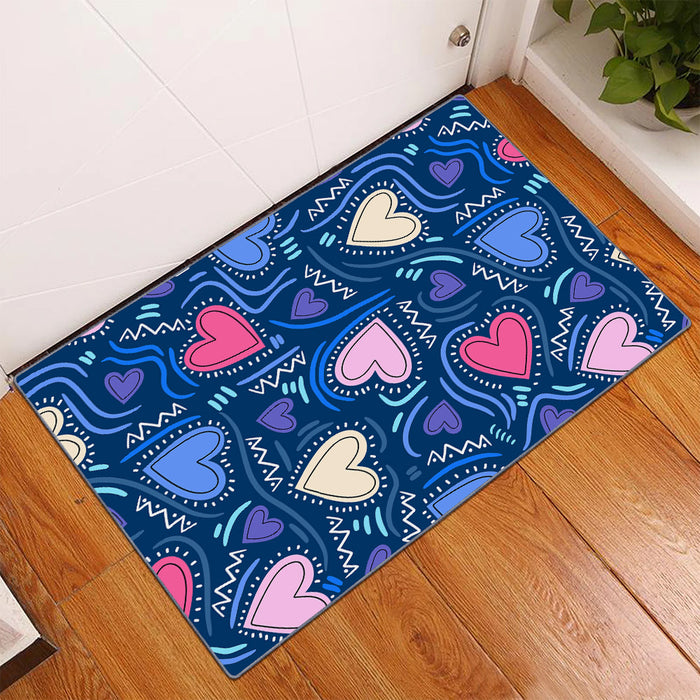 Airgugu KidSpace Delight Blue Love Pattern Rug