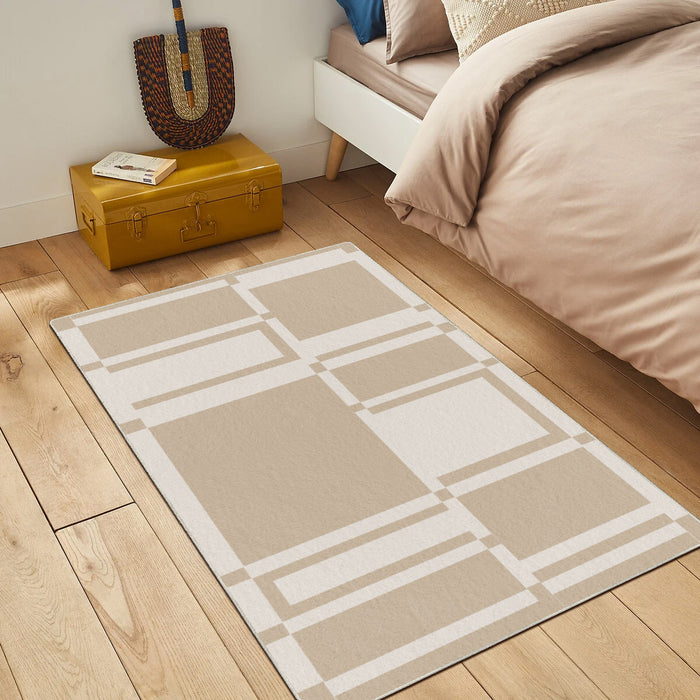 Airgugu Modern Minimalist check pattern Rug
