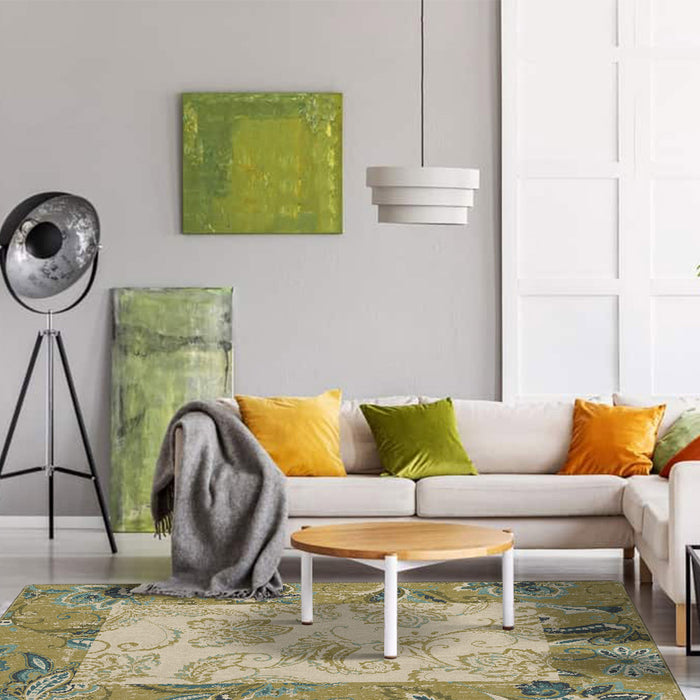 Airgugu Earth Garden Art Oil Floral Rug