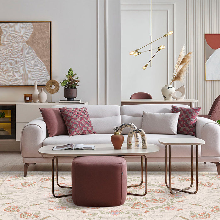 Airgugu Heritage Classique Strawberry Flower Tufted Rug