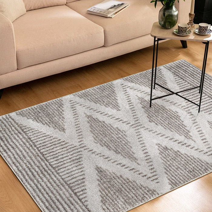 Airgugu Modern Minimalist Sloane Grey Rug