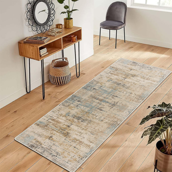 Airgugu Modern Minimalist Ink-Blot World Rug