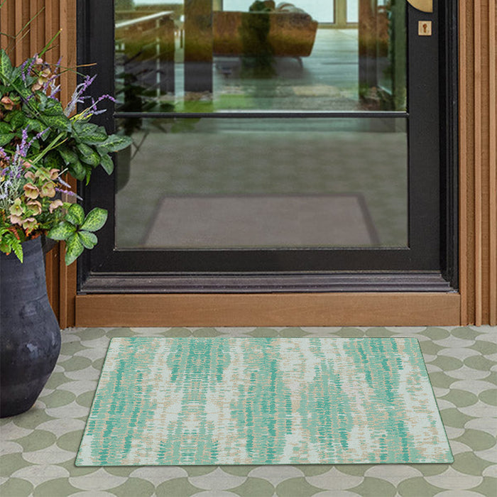 Airgugu Earth Garden Emerald Seaweed Green Rug