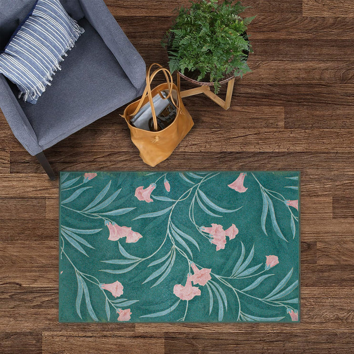 Airgugu Earth Garden Serene Pink Flower Rug