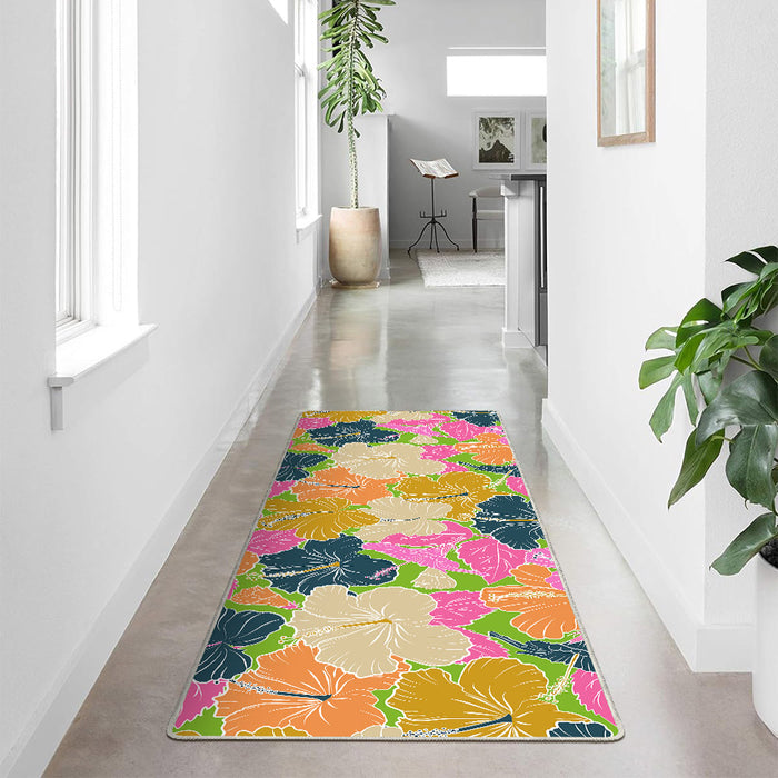 Airgugu Earth Garden Serenity in Colorful Flower Bloom Rug