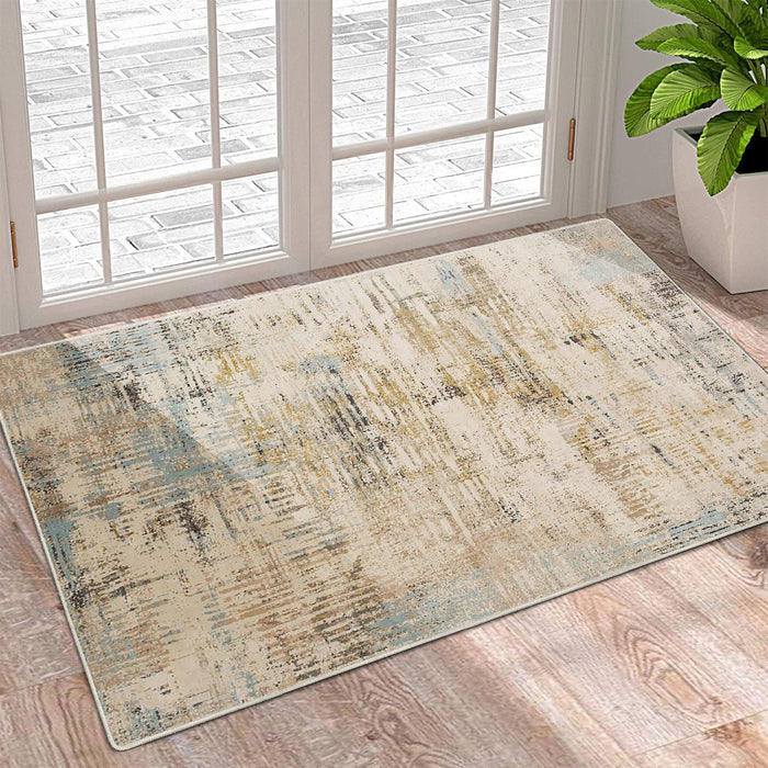 Airgugu Modern Minimalist Ink-Blot World Rug