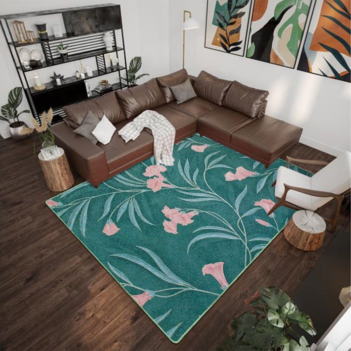 Airgugu Earth Garden Serene Pink Flower Rug