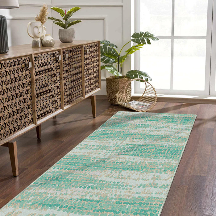 Airgugu Earth Garden Emerald Seaweed Green Rug
