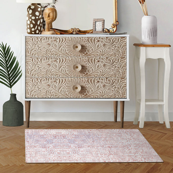 Airgugu Modern Minimalist Mysterious Red Dotted Rug