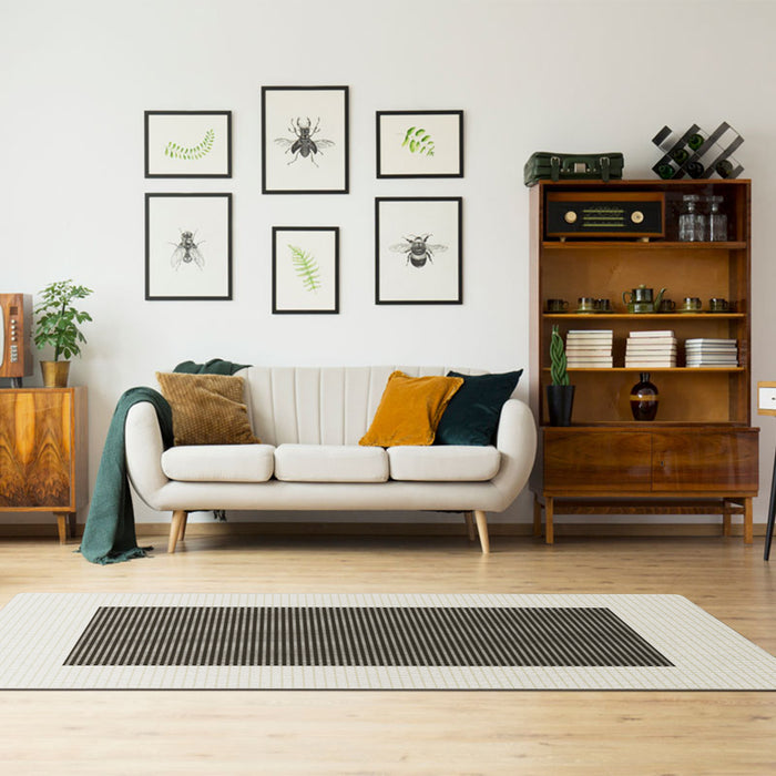 Airgugu Modern Minimalist black & white  Rug