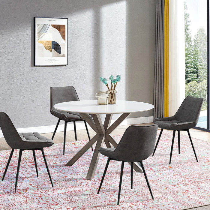 Airgugu Modern Minimalist Mysterious Red Dotted Rug