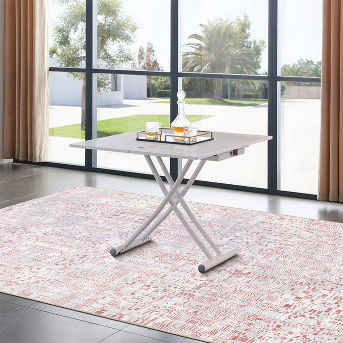 Airgugu Modern Minimalist Mysterious Red Dotted Rug