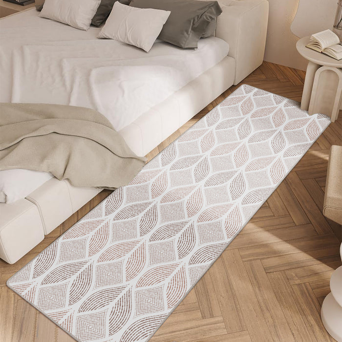 Airgugu Modern Minimalist Elegant Leaves Rug