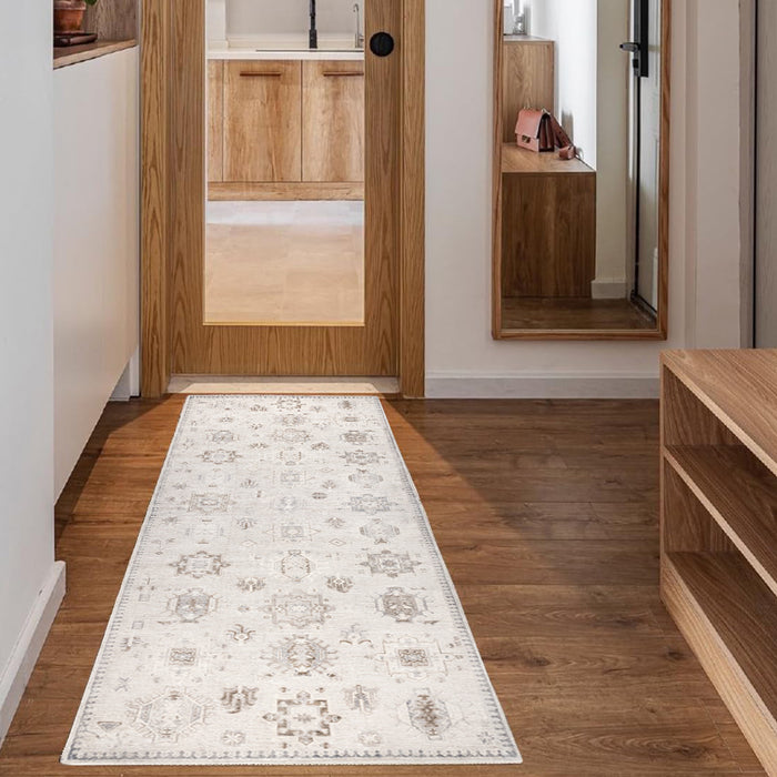 Airgugu  Heritage Classique Shell White Hazy Heraldry Rug