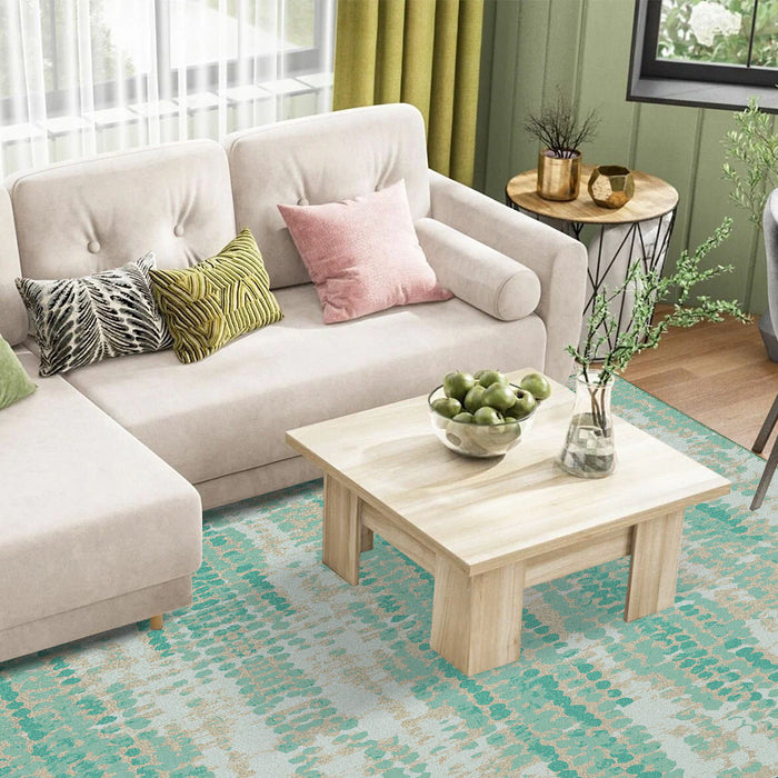 Airgugu Earth Garden Emerald Seaweed Green Rug