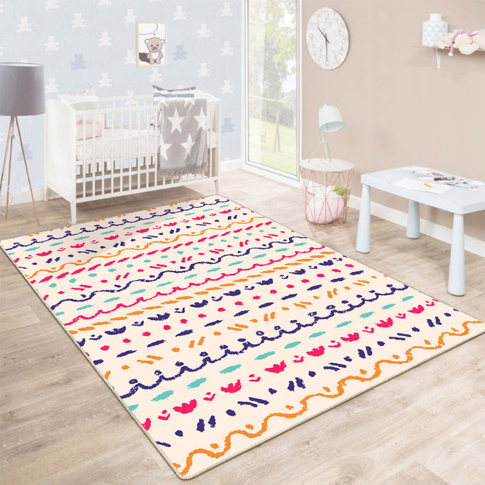 Airgugu KidSpace Delight Multicolored Graffiti Rug