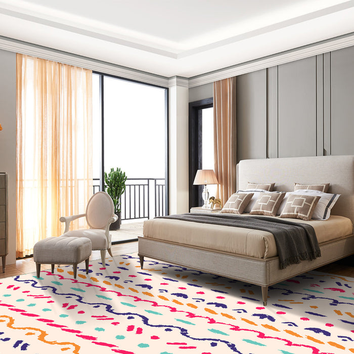 Airgugu KidSpace Delight Multicolored Graffiti Rug