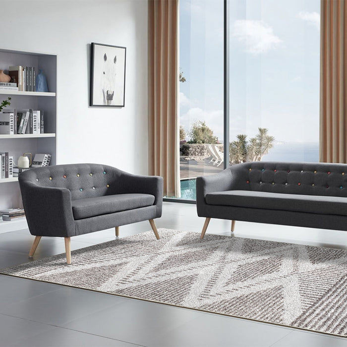 Airgugu Modern Minimalist Sloane Grey Rug