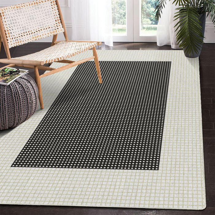 Airgugu Modern Minimalist black & white  Rug