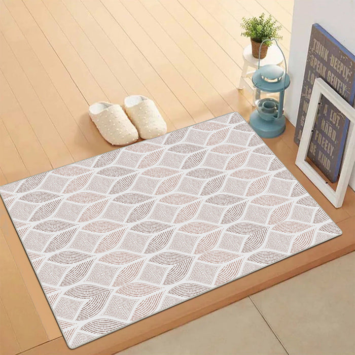 Airgugu Modern Minimalist Elegant Leaves Rug