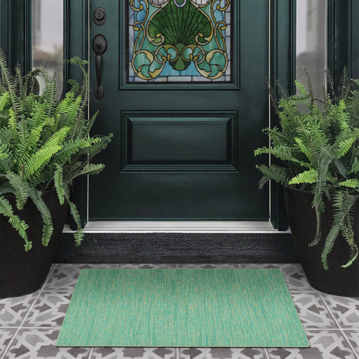 Airgugu Earth Garden Floating Seaweed Green Foliage Rug