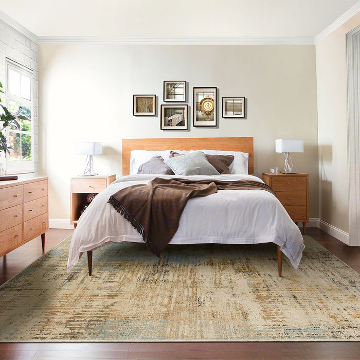 Airgugu Modern Minimalist Ink-Blot World Rug