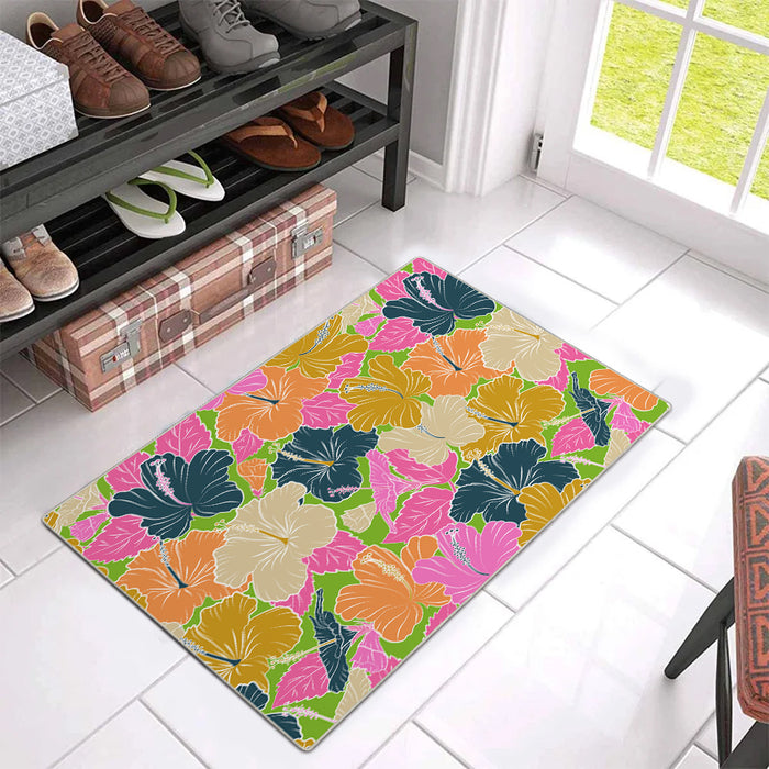Airgugu Earth Garden Serenity in Colorful Flower Bloom Rug