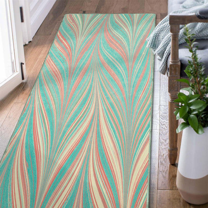 Airgugu Earth Garden Blush Stems Meadow Rug